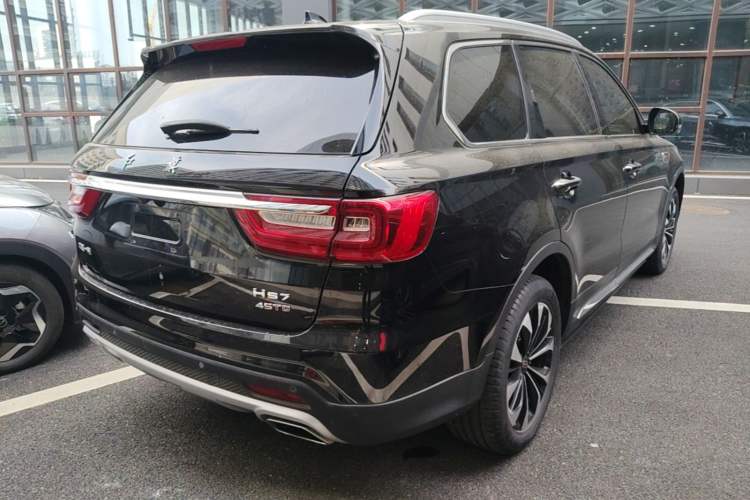 Used Hongqi HS7 2021 2.0T DCT Two-Wheel Drive Smart Connect Flagship Edition Rear Right 45 Deg
