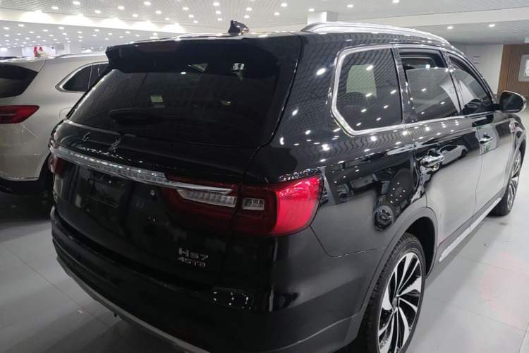 Used Hongqi HS7 2021 2.0T DCT Two-Wheel Drive Smart Connect Flagship Edition Rear Right 45 Deg