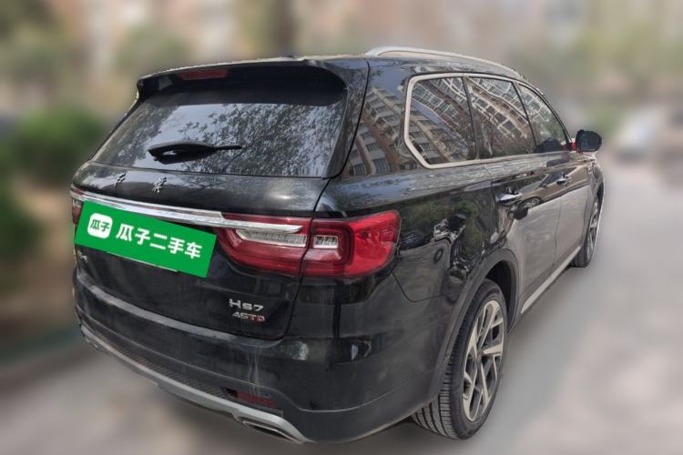 Used Hongqi HS7 2021 2.0T DCT Two-Wheel Drive Smart Connect Flagship Edition Rear Right 45 Deg