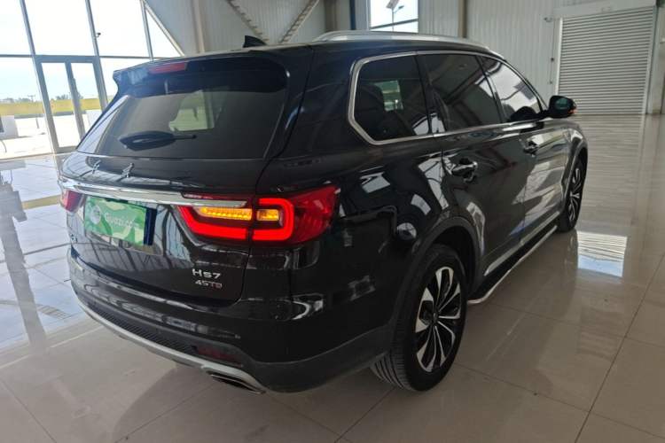 Used Hongqi HS7 2021 2.0T DCT Two-Wheel Drive Smart Connect Flagship Edition Rear Right 45 Deg