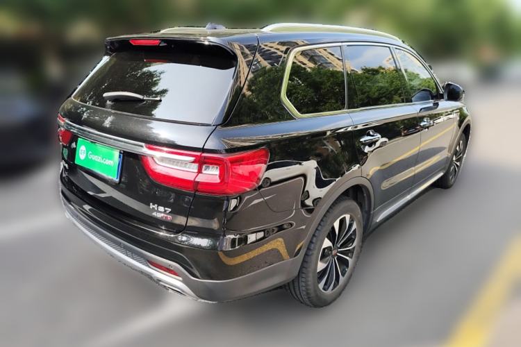 Used Hongqi HS7 2021 2.0T DCT Two-Wheel Drive Smart Connect Flagship Edition Rear Right 45 Deg