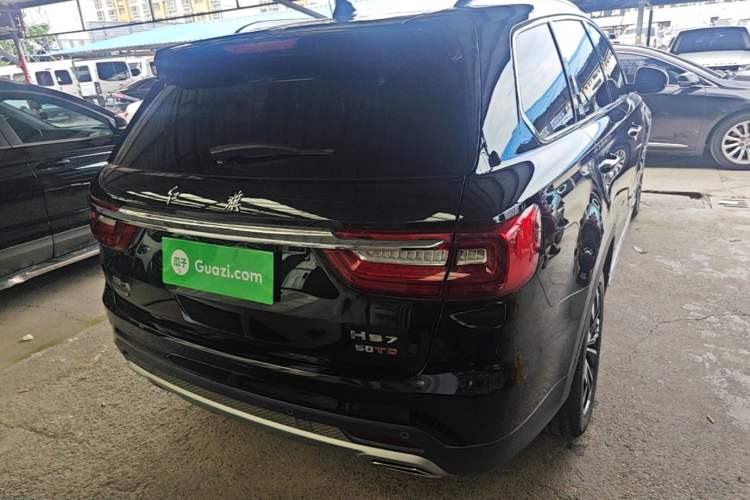 Used Hongqi HS7 2021 3.0T Automatic All-Wheel Drive Smart Connect Flagship Edition Rear Right 45 Deg