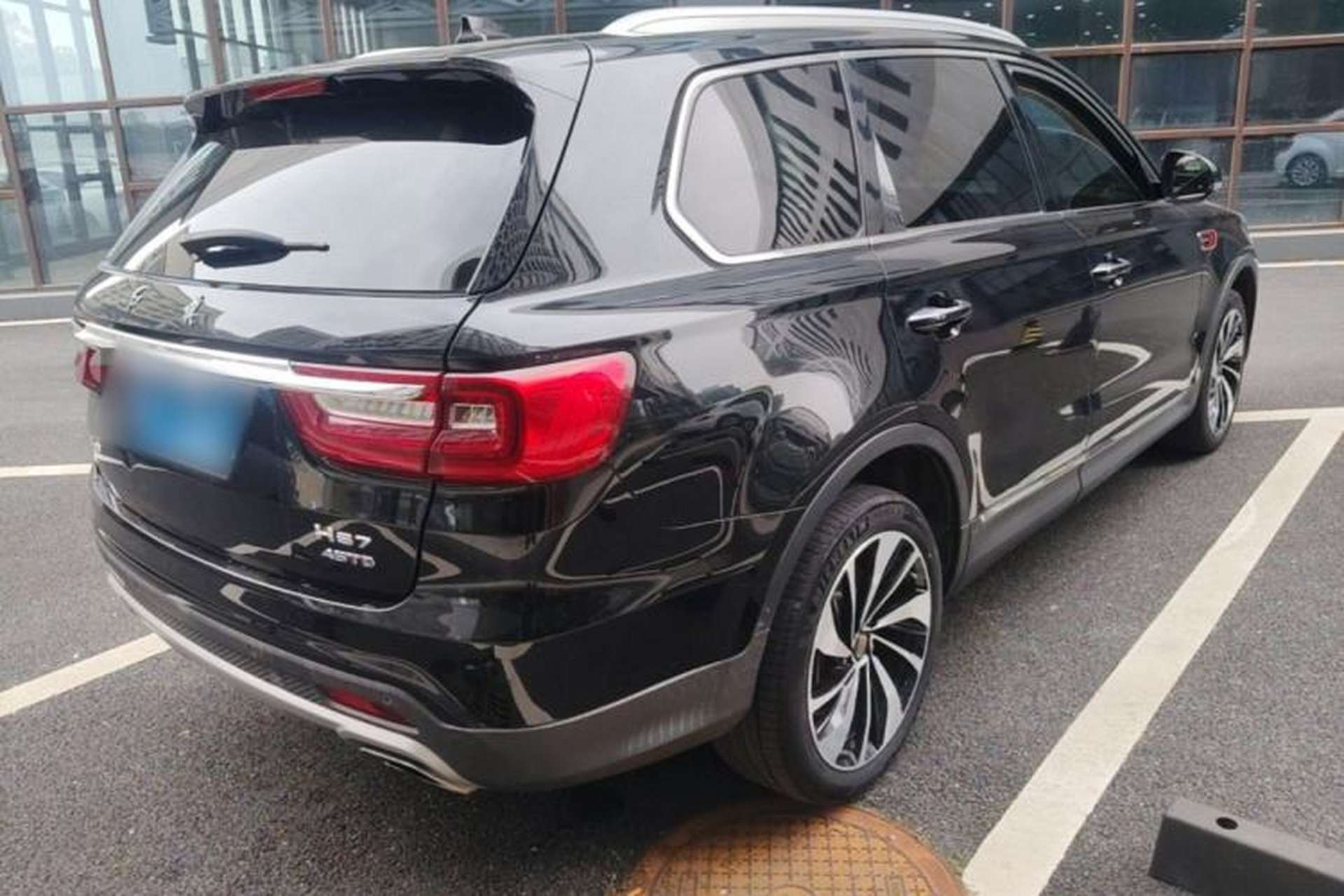 Used Hongqi HS7 2021 2.0T DCT Two-Wheel Drive Smart Connect Flagship Edition Rear Right 45 Deg