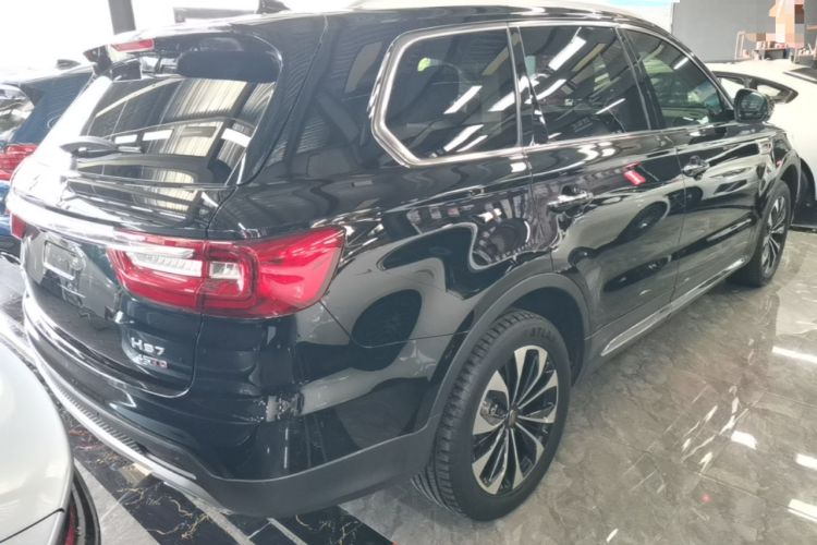 Used Hongqi HS7 2021 2.0T DCT Two-Wheel Drive Smart Connect Flagship Edition Rear Right 45 Deg