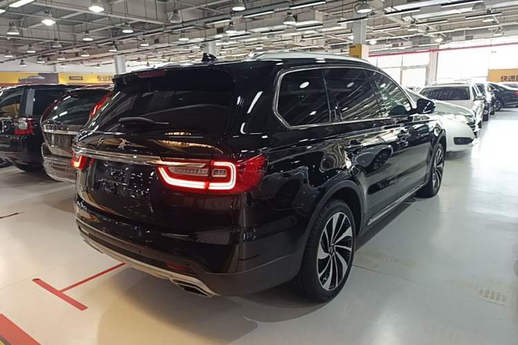 Used Hongqi HS7 2021 3.0T Automatic All-Wheel Drive Smart Connect Flagship Edition Rear Right 45 Deg