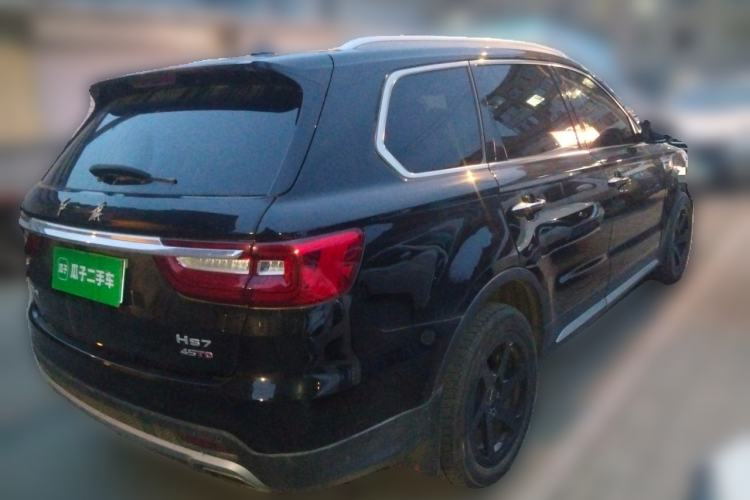 Used Hongqi HS7 2021 2.0T DCT Two-Wheel Drive Smart Connect Flagship Edition Rear Right 45 Deg