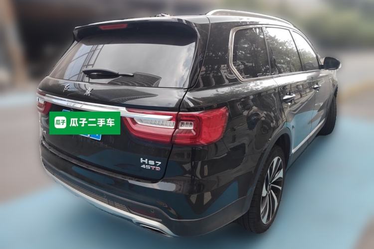 Used Hongqi HS7 2021 2.0T DCT Two-Wheel Drive Smart Connect Flagship Edition Rear Right 45 Deg
