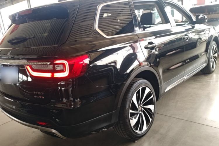 Used Hongqi HS7 2021 2.0T DCT Two-Wheel Drive Smart Connect Flagship Edition Rear Right 45 Deg