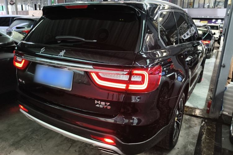 Used Hongqi HS7 2021 2.0T DCT Two-Wheel Drive Smart Connect Flagship Edition Rear Right 45 Deg
