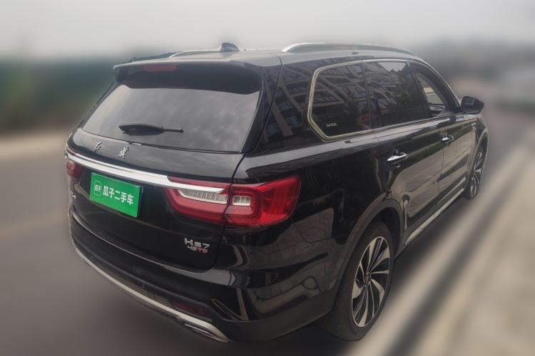 Used Hongqi HS7 2021 2.0T DCT Two-Wheel Drive Smart Connect Flagship Edition Rear Right 45 Deg