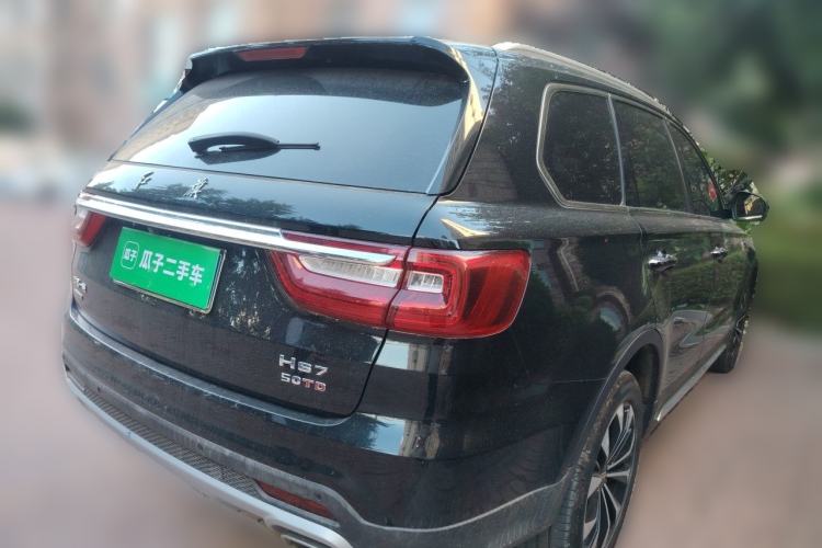 Used Hongqi HS7 2021 3.0T Automatic All-Wheel Drive Smart Connect Flagship Edition Rear Right 45 Deg