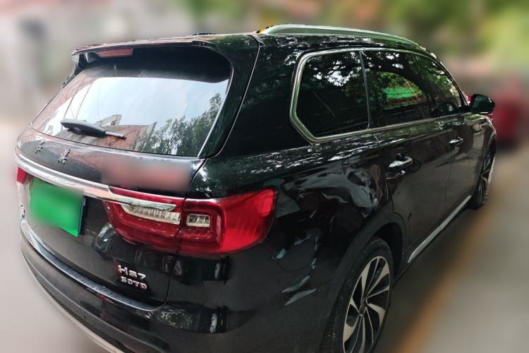 Used Hongqi HS7 2021 3.0T Automatic All-Wheel Drive Smart Connect Flagship Edition Rear Right 45 Deg