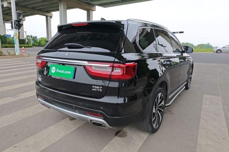Used Hongqi HS7 2021 2.0T DCT Two-Wheel Drive Smart Connect Flagship Edition Rear Right 45 Deg