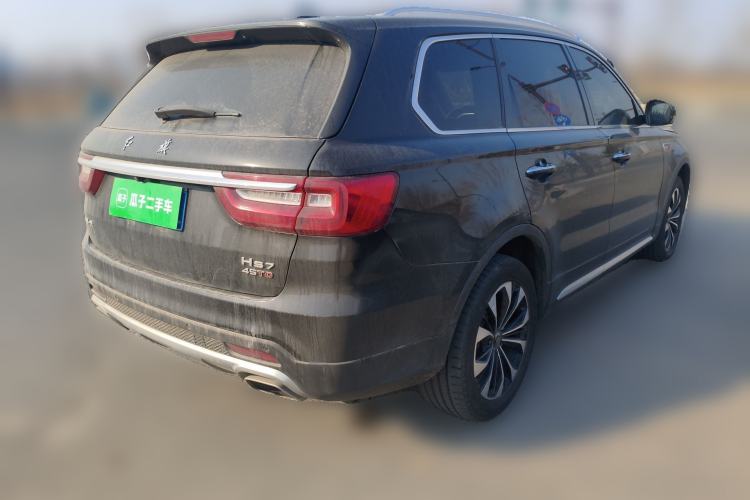 Used Hongqi HS7 2021 2.0T DCT Two-Wheel Drive Smart Connect Flagship Edition Rear Right 45 Deg