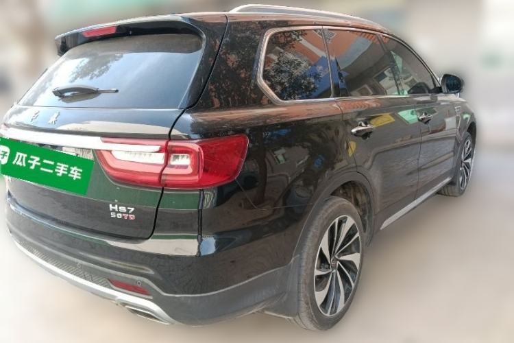 Used Hongqi HS7 2021 2.0T DCT Two-Wheel Drive Smart Connect Flagship Edition Rear Right 45 Deg