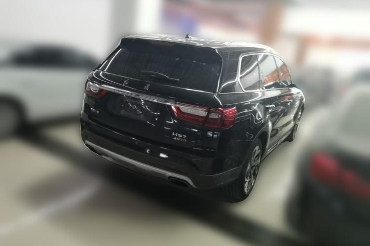 Used Hongqi HS7 2021 2.0T DCT Two-Wheel Drive Smart Connect Flagship Edition Rear Right 45 Deg