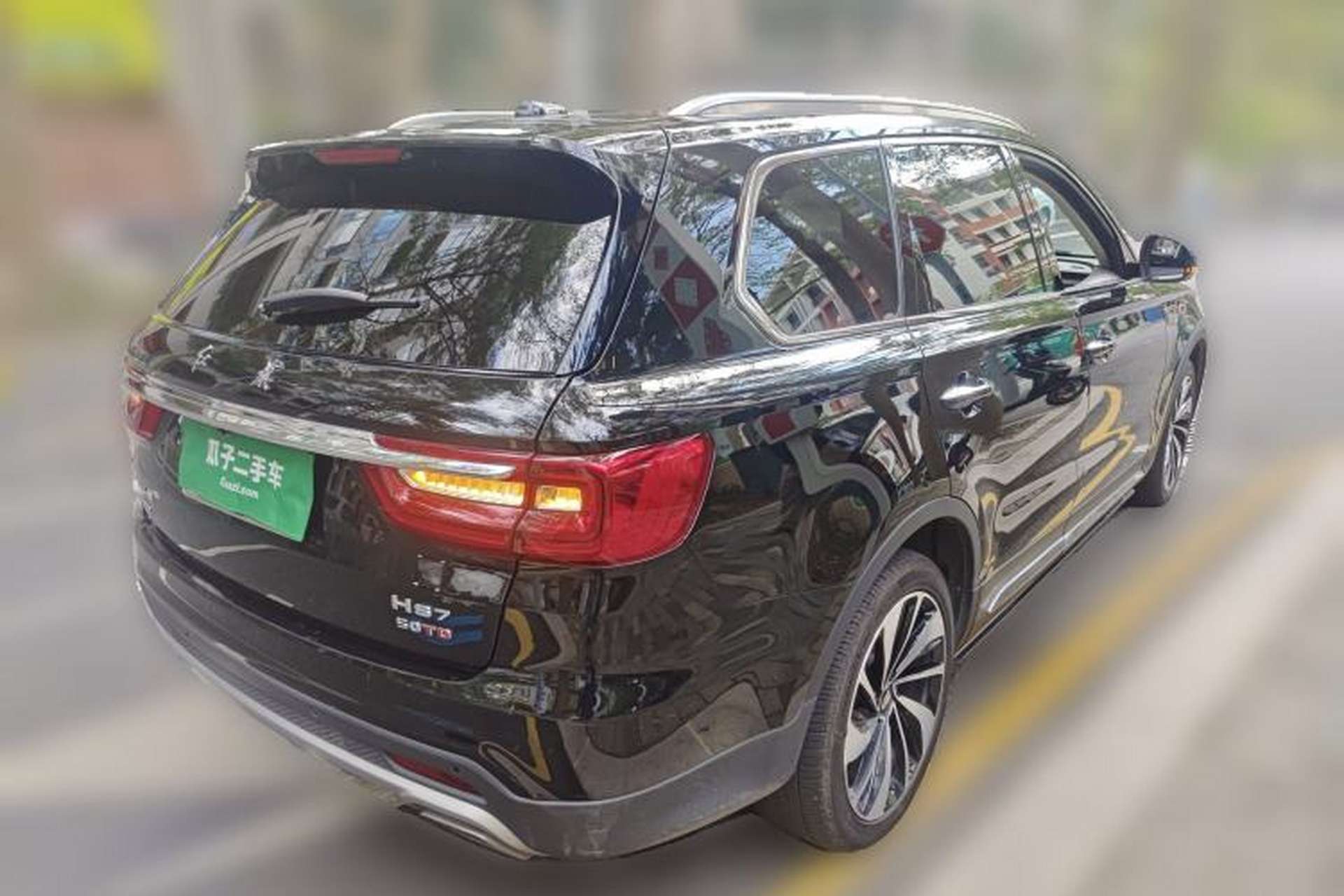 Used Hongqi HS7 2021 3.0T Automatic All-Wheel Drive Smart Connect Flagship Edition Rear Right 45 Deg