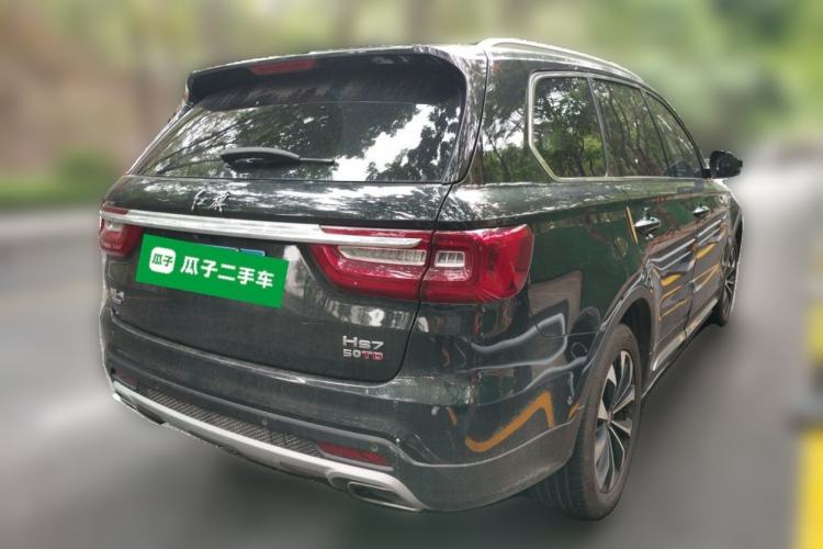 Used Hongqi HS7 2021 3.0T Automatic All-Wheel Drive Smart Connect Flagship Edition Rear Right 45 Deg