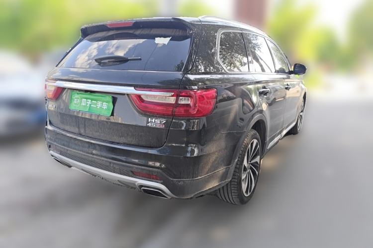 Used Hongqi HS7 2021 2.0T DCT Two-Wheel Drive Smart Connect Flagship Edition Rear Right 45 Deg