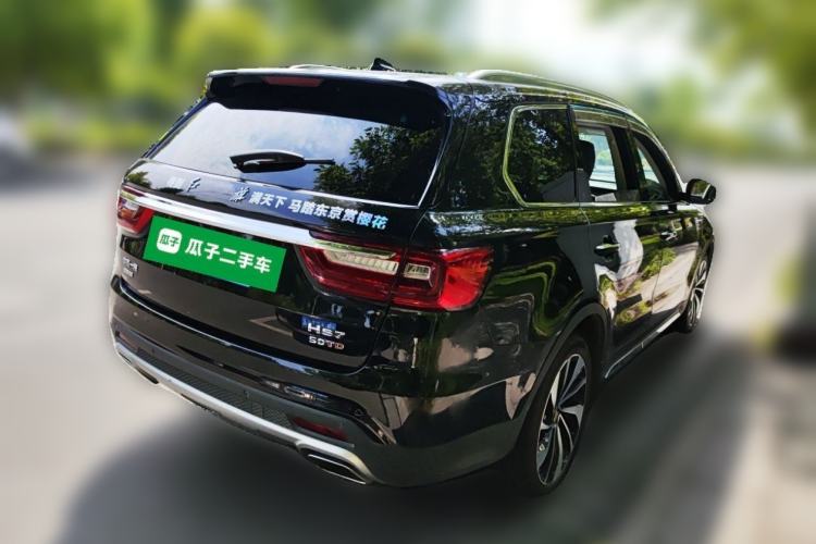 Used Hongqi HS7 2021 3.0T Automatic All-Wheel Drive Smart Connect Flagship Edition Rear Right 45 Deg