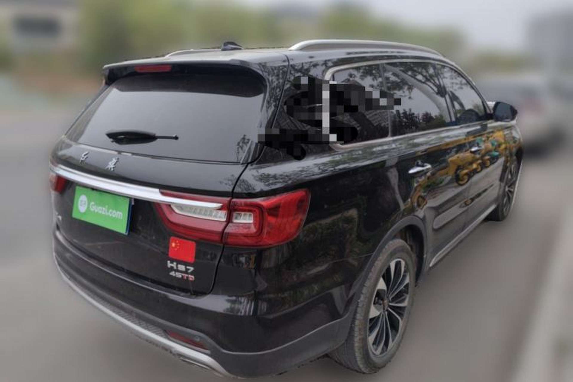 Used Hongqi HS7 2021 2.0T DCT Two-Wheel Drive Smart Connect Flagship Edition Rear Right 45 Deg