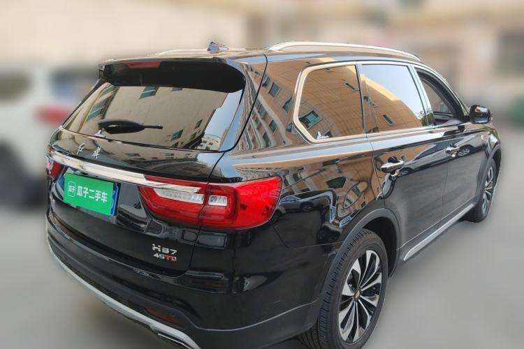 Used Hongqi HS7 2021 2.0T DCT Two-Wheel Drive Smart Connect Flagship Edition Rear Right 45 Deg