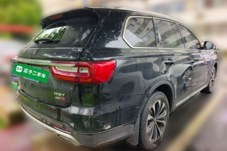 Used Hongqi HS7 2021 2.0T DCT Two-Wheel Drive Smart Connect Flagship Edition Rear Right 45 Deg