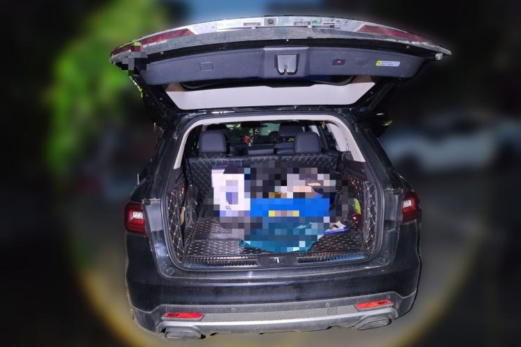 Used Hongqi HS7 2021 2.0T DCT Two-Wheel Drive Smart Connect Flagship Edition Trunk