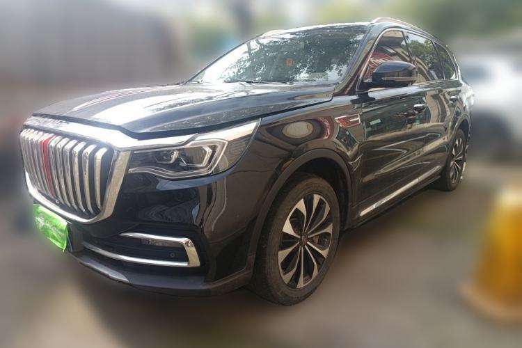 Used Hongqi HS7 2021 2.0T DCT Two-Wheel Drive Smart Connect Flagship Edition Guazi used car, China used car export, Used car for sale, Used Hongqi cars, Cheapest cars for sale