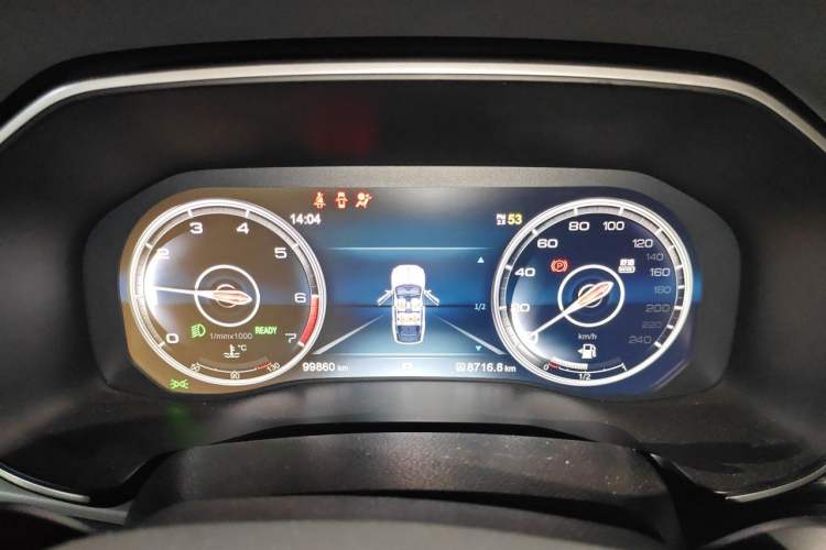 Used Hongqi HS7 2021 2.0T DCT Two-Wheel Drive Smart Connect Flagship Edition Instrument Cluster