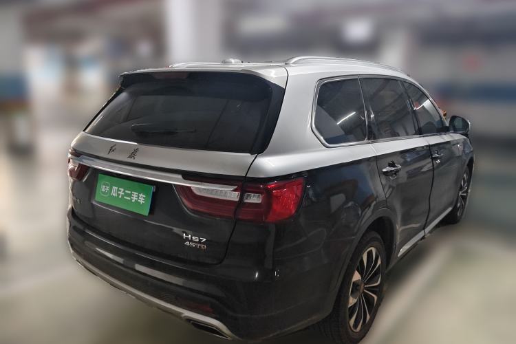 Used Hongqi HS7 2021 2.0T DCT Two-Wheel Drive Smart Connect Flagship Edition Rear Right 45 Deg