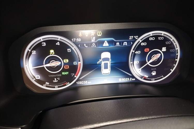 Used Hongqi HS7 2021 2.0T DCT Two-Wheel Drive Smart Connect Flagship Edition Instrument Cluster