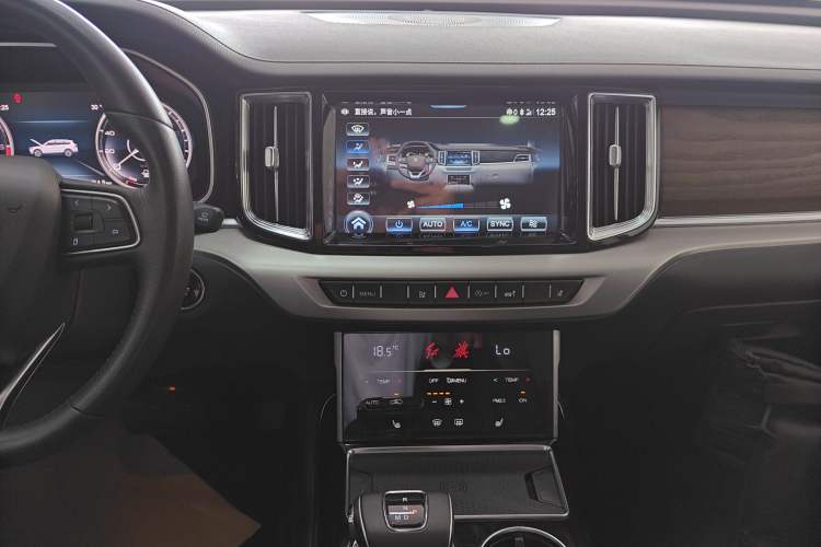 Used Hongqi HS7 2022 2.0T DCT Two-Wheel Drive Smart Connect Flagship Edition Seven Seats Audio And AC Panel