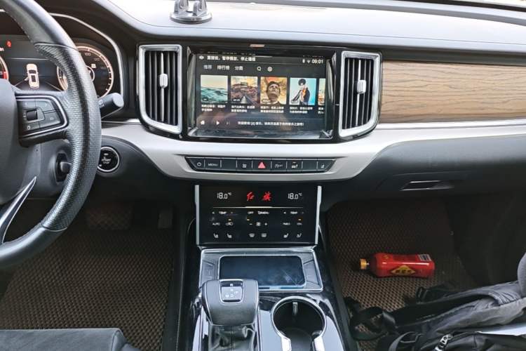 Used Hongqi HS7 2022 3.0T Automatic All-Wheel Drive ZhiLian Flagship Edition Five Seats Audio And AC Panel