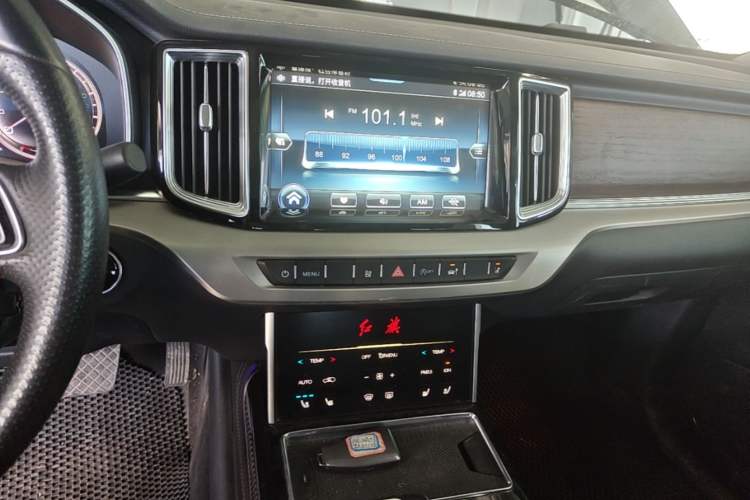 Used Hongqi HS7 2022 3.0T Automatic All-Wheel Drive ZhiLian Flagship Edition Five Seats Audio And AC Panel