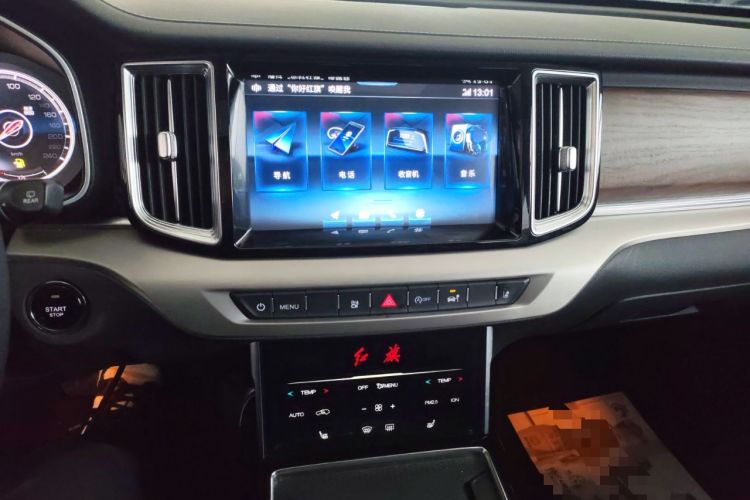 Used Hongqi HS7 2022 2.0T DCT Two-Wheel Drive Smart Connect Flagship Edition Seven Seats Audio And AC Panel