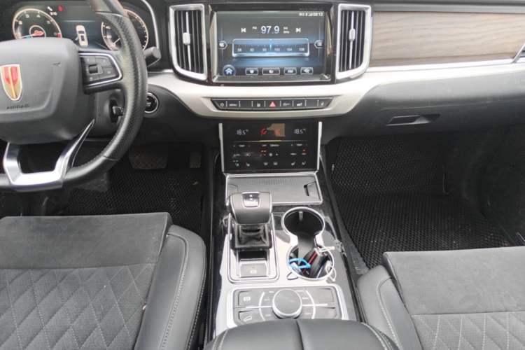 Used Hongqi HS7 2022 3.0T Automatic All-Wheel Drive ZhiLian Flagship Edition Five Seats Audio And AC Panel