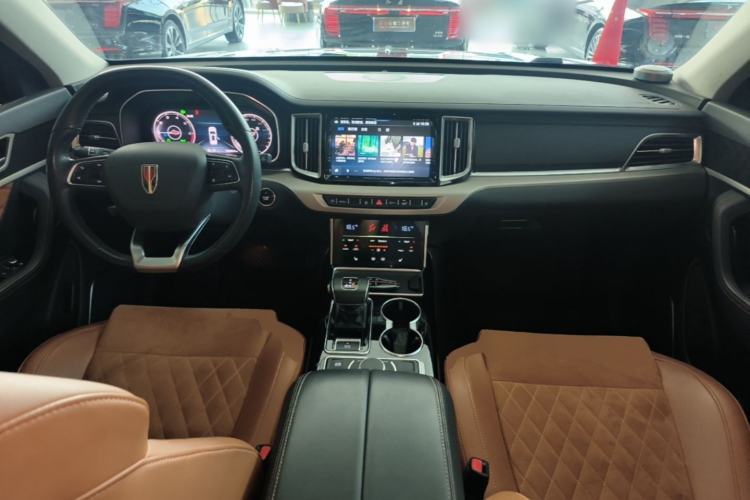 Used Hongqi HS7 2022 2.0T DCT Two-Wheel Drive Smart Connect Flagship Edition Seven Seats Center Console