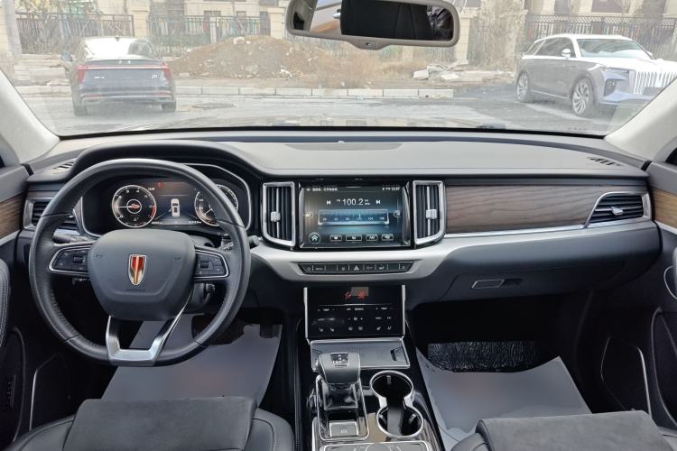 Used Hongqi HS7 2022 3.0T Automatic All-Wheel Drive ZhiLian Flagship Edition Five Seats Center Console