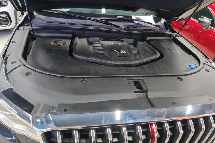 Used Hongqi HS7 2022 3.0T Automatic All-Wheel Drive ZhiLian Flagship Edition Five Seats Engine Bay