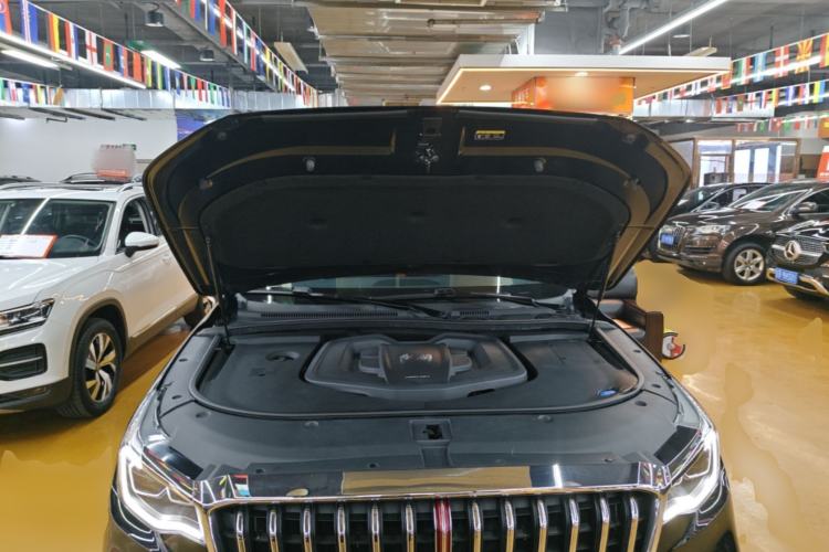 Used Hongqi HS7 2022 2.0T DCT Two-Wheel Drive Smart Connect Flagship Edition Five Seats Engine Bay