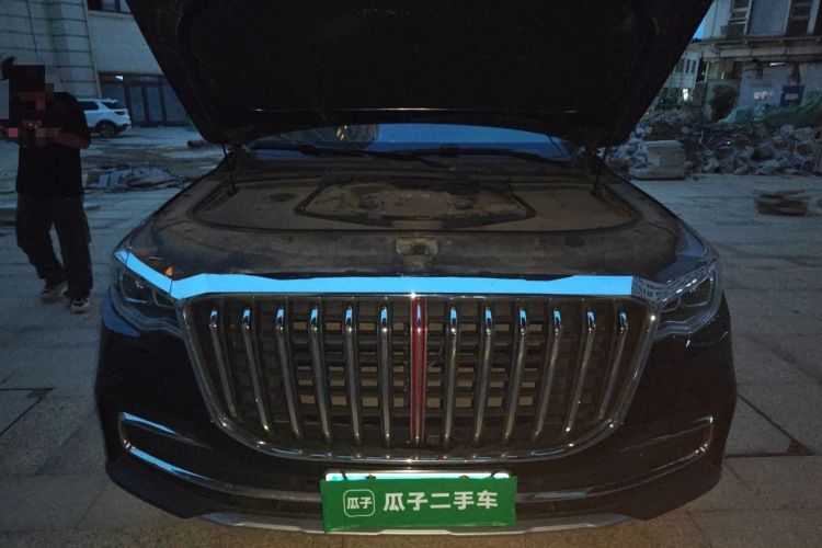 Used Hongqi HS7 2022 2.0T DCT Two-Wheel Drive Smart Connect Flagship Edition Five Seats Engine Bay