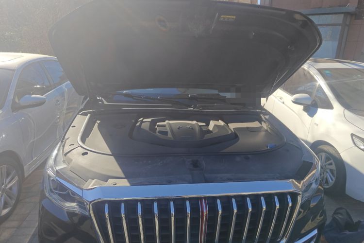 Used Hongqi HS7 2022 2.0T DCT Two-Wheel Drive Smart Connect Flagship Edition Five Seats Engine Bay