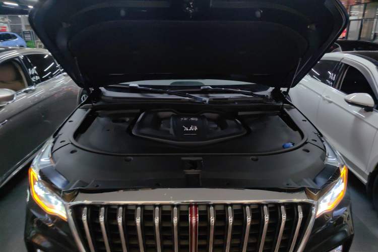 Used Hongqi HS7 2022 3.0T Automatic All-Wheel Drive ZhiLian Flagship Edition Five Seats Engine Bay