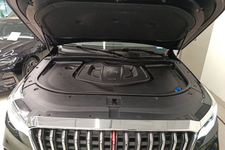 Used Hongqi HS7 2022 2.0T DCT Two-Wheel Drive Smart Connect Flagship Edition 7 Seats Engine Bay