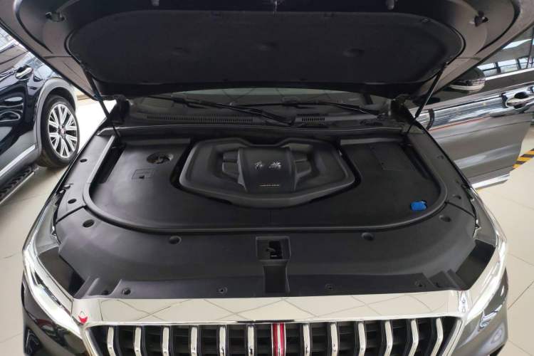 Used Hongqi HS7 2022 2.0T DCT Two-Wheel Drive Smart Connect Flagship Edition Seven Seats Engine Bay