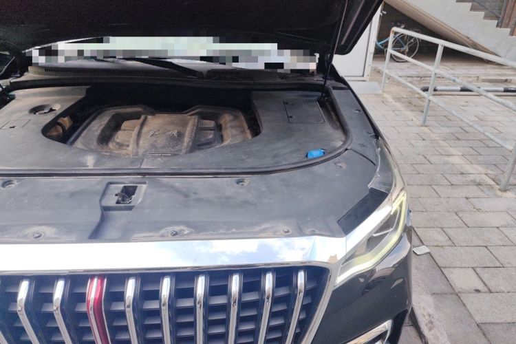 Used Hongqi HS7 2022 2.0T DCT Two-Wheel Drive Smart Connect Flagship Edition Seven Seats Engine Bay Left