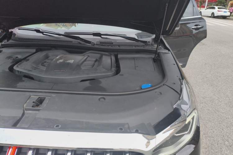 Used Hongqi HS7 2022 2.0T DCT Two-Wheel Drive Smart Connect Flagship Edition Seven Seats Engine Bay Left