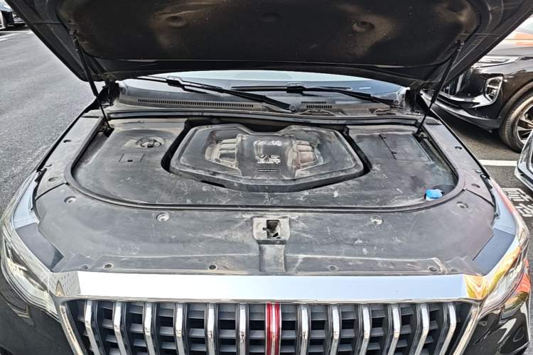 Used Hongqi HS7 2022 3.0T Automatic All-Wheel Drive ZhiLian Flagship Edition Five Seats Engine Bay