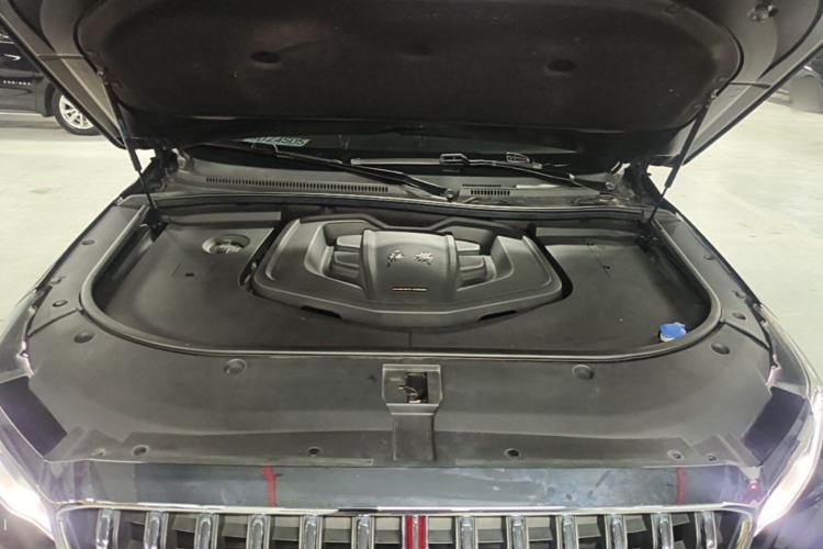 Used Hongqi HS7 2022 2.0T DCT Two-Wheel Drive Smart Connect Flagship Edition Seven Seats Engine Bay